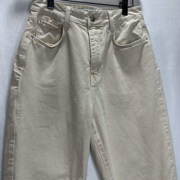 Zara Ecru Jeans Size 6 - Picture 2 of 9